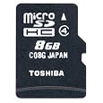 ���� TOSHIBA microSDHC(�}�C�N��SDHC)�J�[�h 8GB CLASS4 [�C�O�p�b�P�[�W] ���� (6���̊��z) 2,040