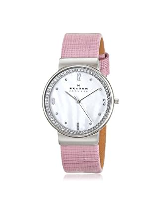 Skagen Women's SKW2161 Ancher Purple/Mother of Pearl Stainless Steel Watch