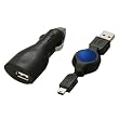 iBUFFALO Arvel DC�d���P�[�^�C�V�K�[�[�d�� USB�P�[�u���t WILLCOM AKJ108W