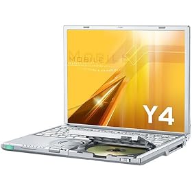 Panasonic Let's note Y4 (P-M 758, 512MB, DVD�X�[�p�[�}���`�h���C�u, 14.1"TFT, ����LAN, XP Pro) [CF-Y4GW8AXS]