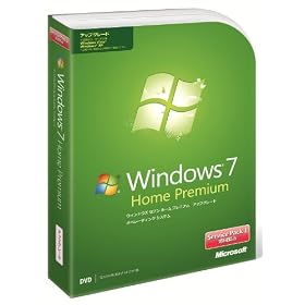 Windows 7 Home Premium �A�b�v�O���[�h�� Service Pack 1 �K�p�ς�