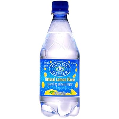 クリスタルガイザー スパークリングレモン 炭酸水(無果汁) 532ml*24本入り(並行輸入品)