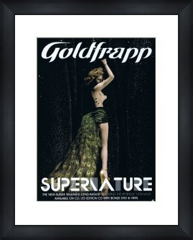  GOLDFRAPP Supernature - Custom Framed Original Ad Reproduction encadrée