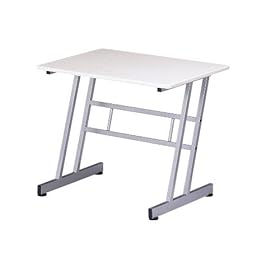 【クリックでお店のこの商品のページへ】カジュアルデスク ホワイト