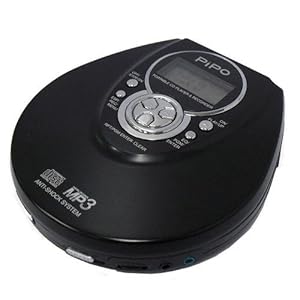 【クリックで詳細表示】ラジカル 録音機能付CDプレーヤー ブラック PIPO-CD08BK