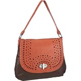 Gabor MONICA Handtasche, orange 6535 92, Damen Henkeltaschen 40x32x6 cm (B x H x T)