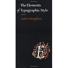 The Elements Of Typographic Style: Version 3.1