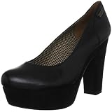 Pepe Jeans Berlin Black Platforms Heels PFS10618 4 UK