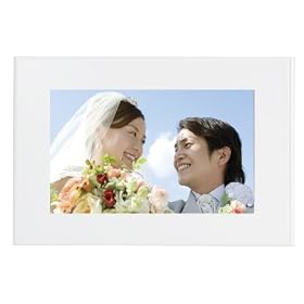 FUJIFILM �f�W�^���t�H�g�t���[�� 7�C���` �����������[1GB �𑜓x800�~480 �z���C�g DP-700SH W