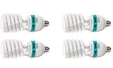  Cowboystudio Full Spectrum Light Lighting Bulb four 85 watt Photography Photo CFL 5500K - Case of 4 - daylight balanced pure white light - 4000 Lumens