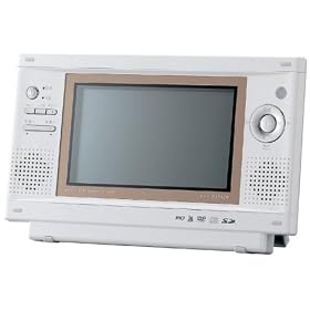 TWINBIRD �����Z�O�t�h��DVD�v���[���[ �Z���~�b�N�z���C�g VD-J713CW