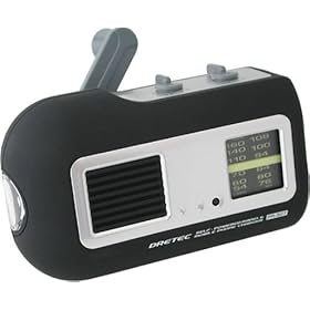 【クリックで詳細表示】DRETEC コンパクトラジオライト ブラック PR-307BK