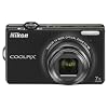 Nikon �f�W�^���J���� COOLPIX (�N�[���s�N�X) S6000 �m�[�u���u���b�N S6000BK