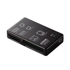 ELECOM 10+7���f�B�A�Ή� ���������[�_���C�^ MR-A10BK