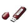 ELECOM USB2.0�t���b�V�������� 1GB ���b�h�V���o�[ MF-AU201GRS