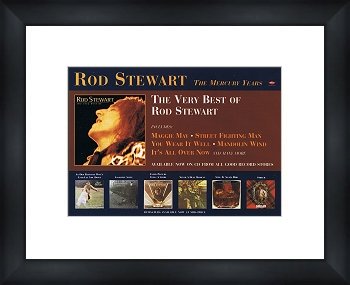  ROD STEWART The Mercury Years - Custom Framed Original Ad Reproduction encadrée