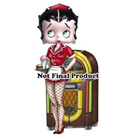 Wacky Wobbler 12 Inch Bank - Betty Boop ( With Sound )