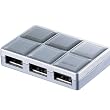 iBUFFALO USB2.0Hub�Z���t/�o�X�p���[ 4�|�[�g �R���p�N�g�L�[�f�U�C�� �V���o�[ BHB4U2A11SVA