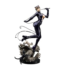 CATWOMAN DC BISHOUJO �X�^�`���[ �L���b�g�E�[�}�� (1/7�X�P�[�� PVC�h���ς݊����i)