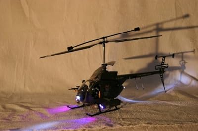  ジャイロ搭載全長50cm3チャネル大型軍用ヘリコプターラジコン