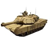 1/24 RC�o�g���^���N�V���[�Y M1A2�G�C�u�����X ( �C���N��d�l )