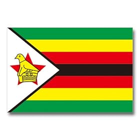 ���E�̍����|�X�g�J�[�h�V���[�Y ���A�t���J�� �W���o�u�G���a�� Flags of the world POST CARD <Africa> Republic of Zimbabwe