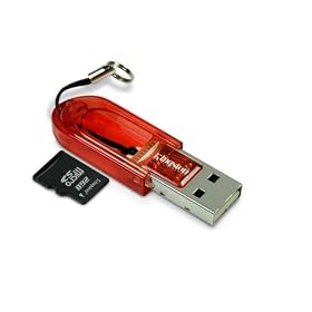 Kingston 2GB microSD & microSD��p�J�[�h���[�_(��) �Z�b�g���f�� FCR-MRR+SDC/2GB