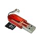 Kingston 2GB microSD & microSD��p�J�[�h���[�_(��) �Z�b�g���f�� FCR-MRR+SDC/2GB