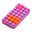 オウルテック iPhone4/4S専用ブロックケース パープル DCI-4SBL-PP