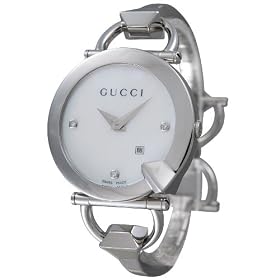 GUCCI (�O�b�`) �r���v �L�I�h 122SM YA122504 SS �z���C�g 3P�_�C�� ���f�B�[�X