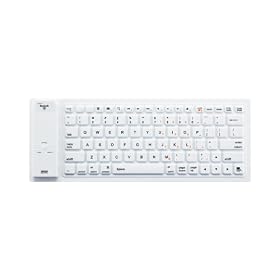 SANWA SUPPLY Bluetooth�V���R���L�[�{�[�h �z���C�g SKB-BT14W