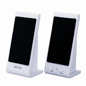 �o�b�t�@���[�R�N���T�v���C BUFFALO �X�s�[�J�[ USB�ڑ� �R���Z���g�s�v 1W �z���C�g BSSP01UWH