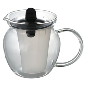 【クリックで詳細表示】iwaki レンジのポット お茶ポット ブラック K853T-BK