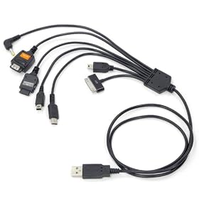 7in1�X�[�p�[�}���`USB�P�[�u�� �u���b�N RCG-U7SPBK
