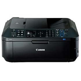 Canon �C���N�W�F�b�g�����@ PIXUS MX420 �������L���C �痿�u���b�N+3�F������4�F�C���N ADF���� FAX�t �L���E����LAN���� �R���p�N�g�r�W�l�X���f��