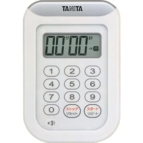 TANITA �ې􂢃^�C�}�[100���v �z���C�g TD-378-WH