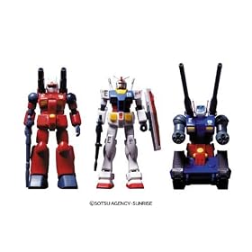 HGUC 1/144 RX-78-2/RX-77-2/RX-75 �K���_��V���Z�b�g �m�K���_��/�K���L���m��/�K���^���N�n (�@����m�K���_��)