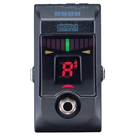 KORG �R���O �M�^�[�E�x�[�X�p �R���p�N�g�E�G�t�F�N�^�[�E�T�C�Y�E�`���[�i�[ pitchblack