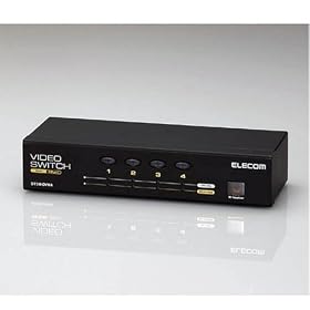 ELECOM DVI�Ή��f�B�X�v���C�ؑ֊� DTSM-DVM4