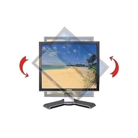���i����D-Sub15�s��/24Pin�f�W�^��[DVI]���n���ڑ��� Dell 17�^ �f�B�X�v���C(1708FPt ) 90����]�����F�ǍD