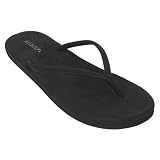  Women's Xhilaration® Gess Faux Suede Flip-Flops - Black
