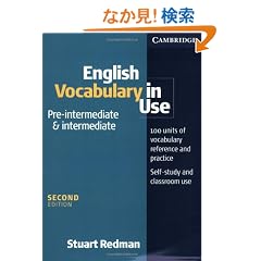 English Vocabulary in Use, Pre-Intermediate & Intermediate , with Answers