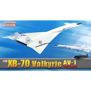 【クリックで詳細表示】DRAGON 1/200 XB-70A ヴァルキリー 初号機 テストフライト