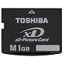 TOSHIBA xD-�s�N�`���[�J�[�h Type M 1GB XDP-M001GT