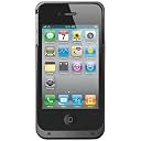 +M Battery for iPhone4/4S バッテリー内蔵ケース MB01　【ブラック】