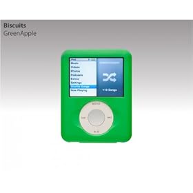 Pleiades Biscuits for iPod nano 3G/Apple Green SE-BS-GR