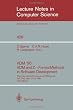 Vdm '90. Vdm and Z - Formal Methods in Software Development: Third International Symposium of Vdm Europe, Kiel, Frg, April 17-21, 1990, Proceedings (Lecture Notes in Computer Science)