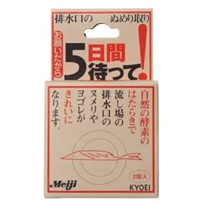 【クリックで詳細表示】お願いだから5日間待って 排水口用 20g＊2個