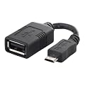 iBUFFALO USB(microB to A)�ϊ��A�_�v�^�[ �u���b�N BSMPC11C01BK