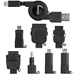 GREEN HOUSE �g�ѓd�b USB�[�d�P�[�u�� �u���b�N (7�R�l�N�^+MiniB5�^�C�v) GH-USB-8ADK